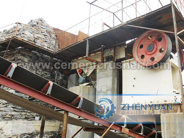 jaw crusher in plant