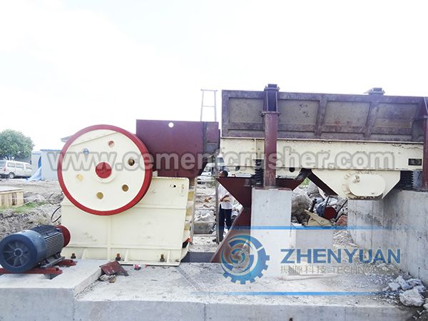 reinforced jaw crusher in plant