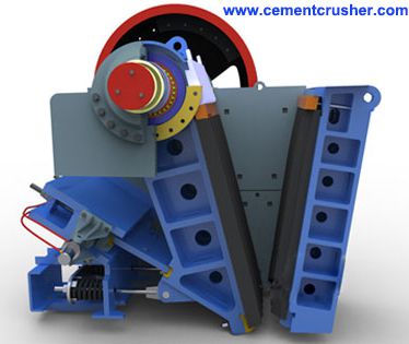 reinforced jaw crusher structure