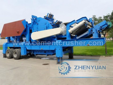 construction mobile crushing plant